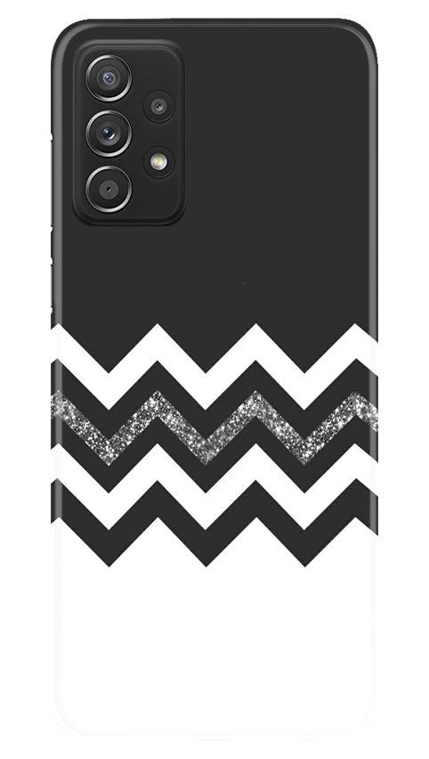 Black white Pattern2Mobile Back Case for Samsung Galaxy A72 (Design - 83) Black white Pattern2Case for Samsung Galaxy A72