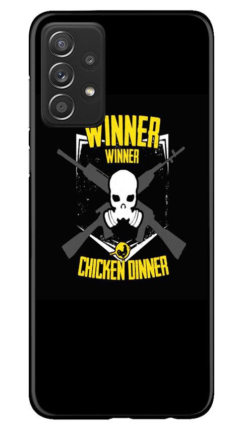 Winner Winner Chicken Dinner Mobile Back Case for Samsung Galaxy A52 (Design - 178) Winner Winner Chicken Dinner Case for Samsung Galaxy A52 (Design - 178)