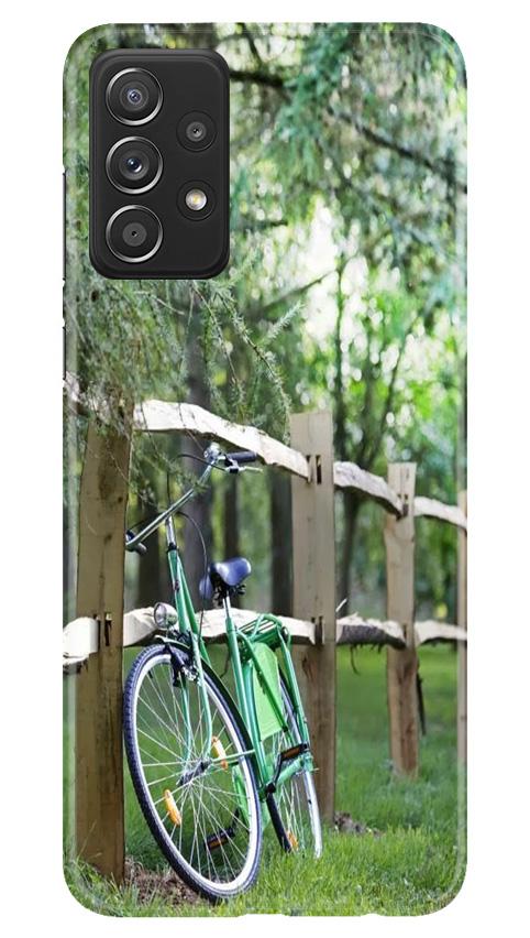 Bicycle Mobile Back Case for Samsung Galaxy A52 (Design - 208) Bicycle Case for Samsung Galaxy A52 (Design No. 208)