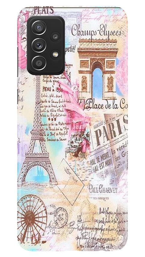 Paris Eiftel Tower Mobile Back Case for Samsung Galaxy A52 5G (Design - 54) Paris Eiftel Tower Case for Samsung Galaxy A52 5G
