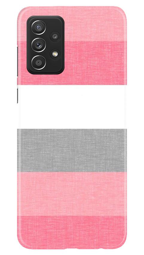 Pink white pattern Mobile Back Case for Samsung Galaxy A52 5G (Design - 55) Pink white pattern Case for Samsung Galaxy A52 5G