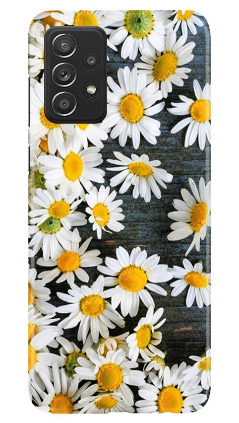 White flowers2 Mobile Back Case for Samsung Galaxy A52 5G (Design - 62) White flowers2 Case for Samsung Galaxy A52 5G