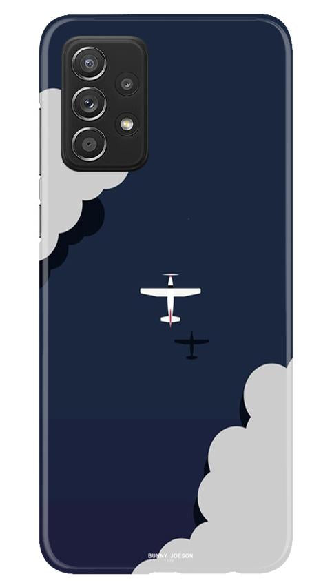 Clouds Plane Mobile Back Case for Samsung Galaxy A52s 5G (Design - 196) Clouds Plane Case for Samsung Galaxy A52s 5G (Design - 196)