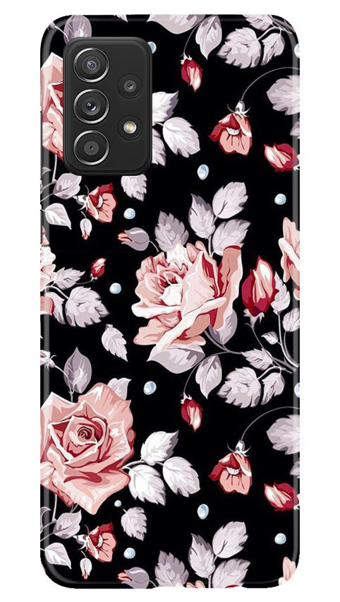 Pink rose Mobile Back Case for Samsung Galaxy A53 (Design - 12) Pink rose Case for Samsung Galaxy A53