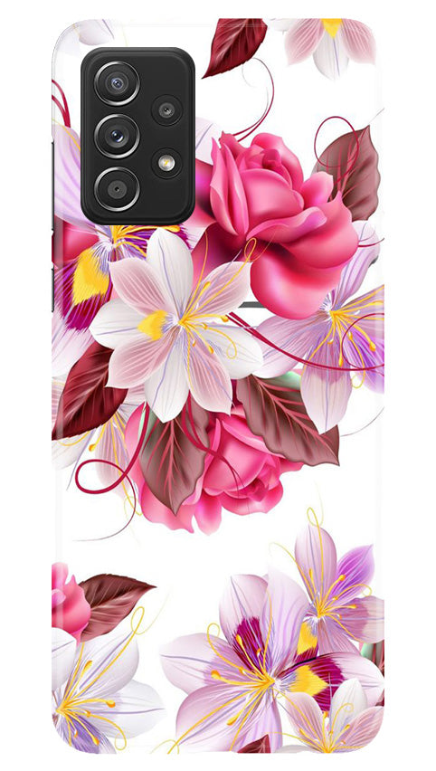 Beautiful flowers Mobile Back Case for Samsung Galaxy A23 (Design - 23) Beautiful flowers Case for Samsung Galaxy A23