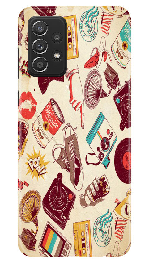 Vintage Mobile Back Case for Samsung Galaxy A23 (Design - 35) Vintage Case for Samsung Galaxy A23