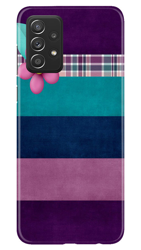 Purple Blue Mobile Back Case for Samsung Galaxy A53 (Design - 37) Purple Blue Case for Samsung Galaxy A53