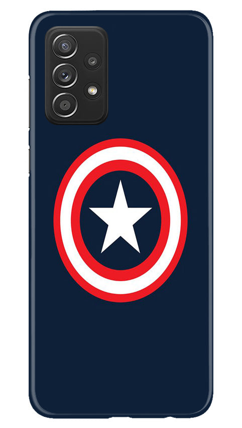 Captain America Mobile Back Case for Samsung Galaxy A53 (Design - 42) Captain America Case for Samsung Galaxy A53