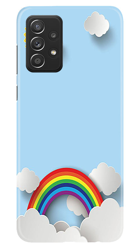 Rainbow Mobile Back Case for Samsung Galaxy A73 5G (Design - 194) Rainbow Case for Samsung Galaxy A73 5G (Design No. 194)
