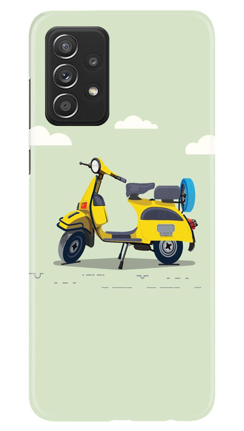 Vintage Scooter Mobile Back Case for Samsung Galaxy A73 5G (Design - 229) Vintage Scooter Case for Samsung Galaxy A73 5G (Design No. 229)
