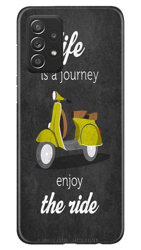Vintage Scooter Mobile Back Case for Samsung Galaxy A53 (Design - 229) Vintage Scooter Case for Samsung Galaxy A53 (Design No. 229)