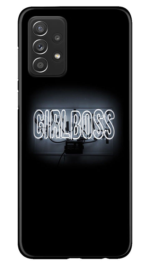 Girl Boss Black Mobile Back Case for Samsung Galaxy A73 5G (Design - 237) Girl Boss Black Case for Samsung Galaxy A73 5G (Design No. 237)