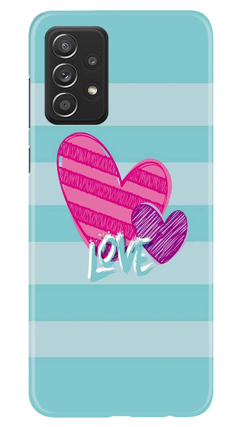 White Heart Mobile Back Case for Samsung Galaxy A53 (Design - 260) White Heart Case for Samsung Galaxy A53 (Design No. 260)