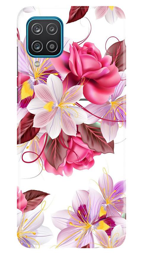 Beautiful flowers Mobile Back Case for Samsung Galaxy F12 (Design - 23) Beautiful flowers Case for Samsung Galaxy F12