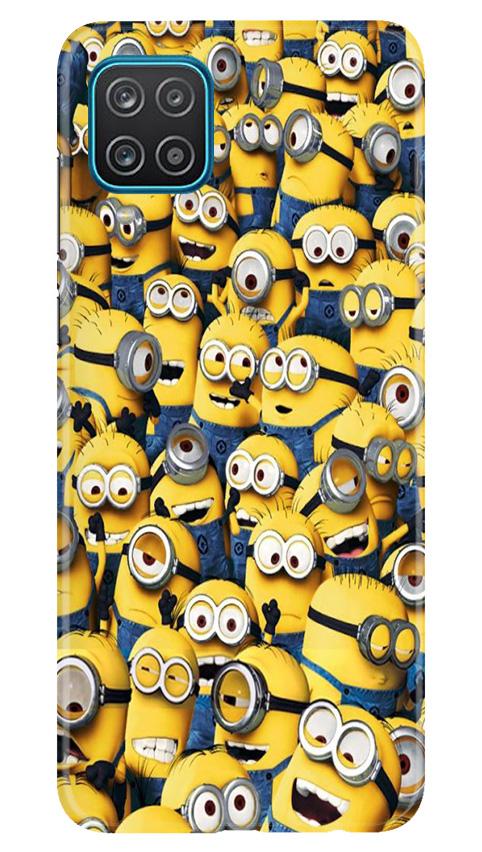 Minions Mobile Back Case for Samsung Galaxy F12 (Design - 126) Minions Case for Samsung Galaxy F12 (Design - 126)