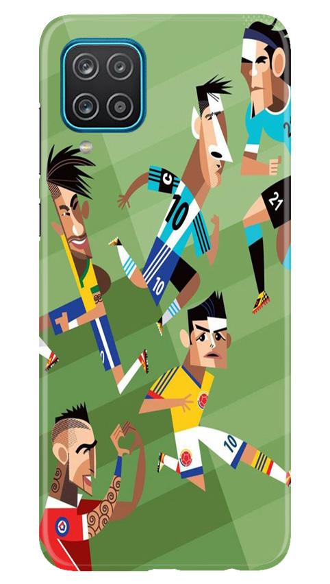 Football Mobile Back Case for Samsung Galaxy F12 (Design - 166) Football Case for Samsung Galaxy F12 (Design - 166)