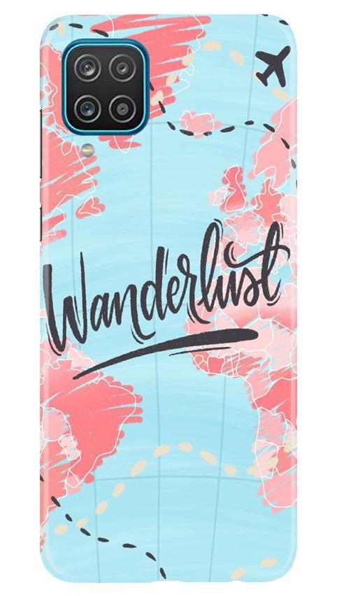 Wonderlust Travel Mobile Back Case for Samsung Galaxy F12 (Design - 223) Wonderlust Travel Case for Samsung Galaxy F12 (Design No. 223)