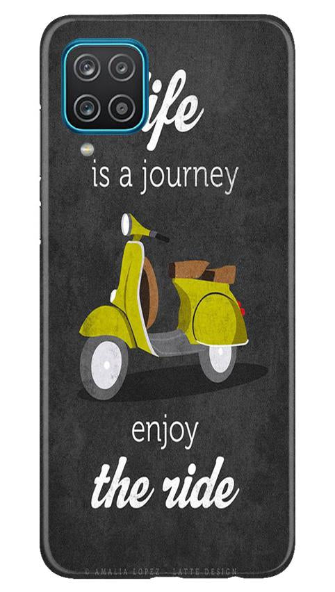 Life is a Journey Mobile Back Case for Samsung Galaxy F12 (Design - 261) Life is a Journey Case for Samsung Galaxy F12 (Design No. 261)