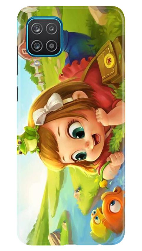 Baby Girl Mobile Back Case for Samsung Galaxy F12 (Design - 339) Baby Girl Mobile Back Case for Samsung Galaxy F12 (Design - 339)