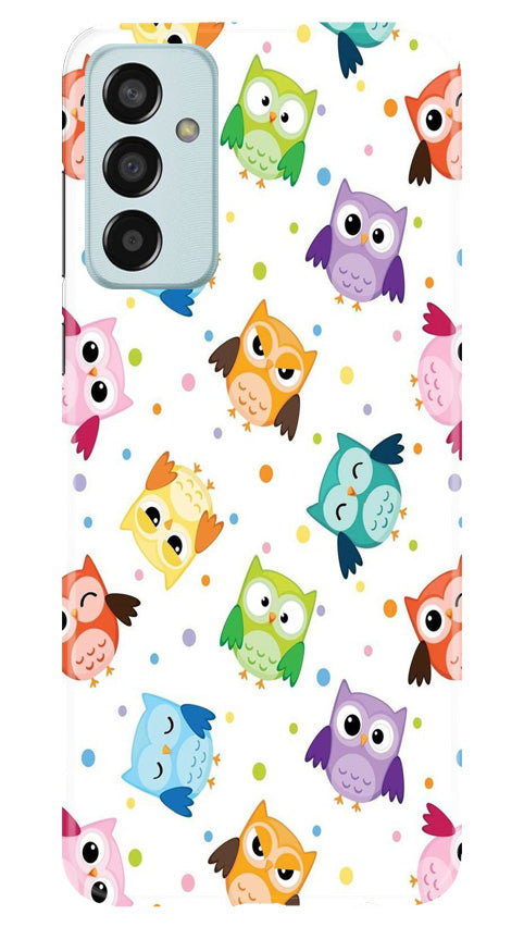 Owl Baground Pattern shore Mobile Back Case for Samsung Galaxy M13 (Design - 13) Owl Baground Pattern shore Case for Samsung Galaxy M13