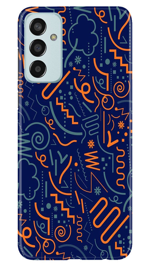 Line Art Baground Mobile Back Case for Samsung Galaxy F13 (Design - 26) Line Art Baground Case for Samsung Galaxy F13