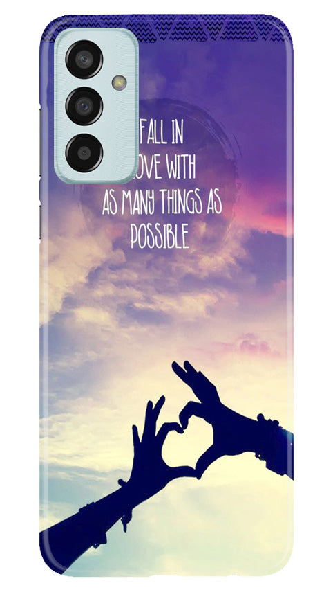 Fall in love Mobile Back Case for Samsung Galaxy F13 (Design - 50) Fall in love Case for Samsung Galaxy F13