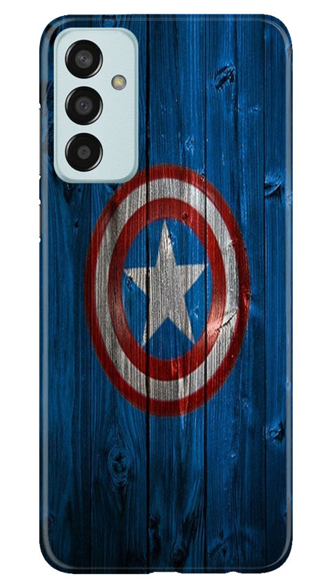 Captain America Superhero Mobile Back Case for Samsung Galaxy M13 (Design - 118) Captain America Superhero Case for Samsung Galaxy M13 (Design - 118)