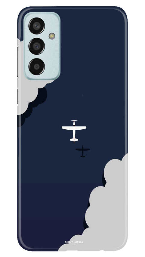 Clouds Plane Mobile Back Case for Samsung Galaxy M13 (Design - 165) Clouds Plane Case for Samsung Galaxy M13 (Design - 165)