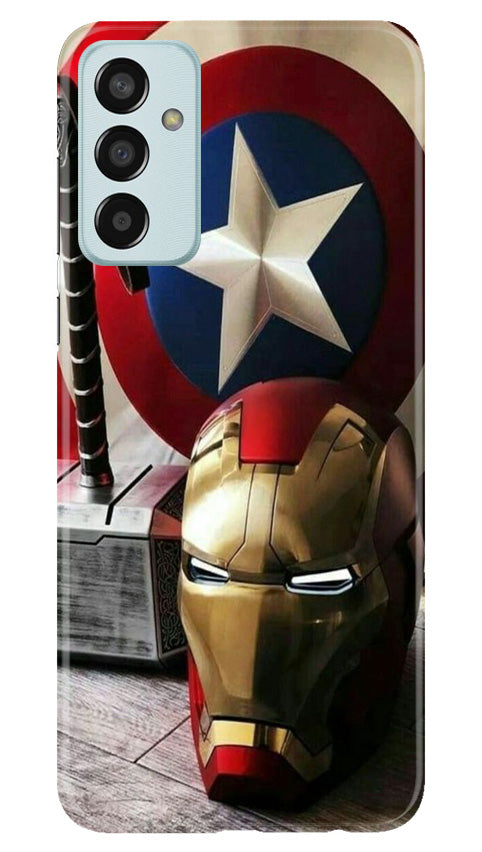 Ironman Captain America Mobile Back Case for Samsung Galaxy F13 (Design - 223) Ironman Captain America Case for Samsung Galaxy F13 (Design No. 223)