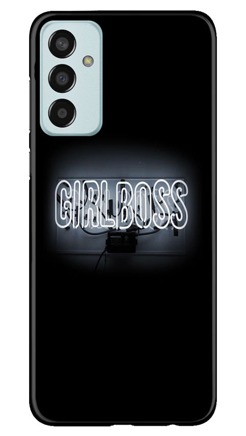 Girl Boss Black Mobile Back Case for Samsung Galaxy M13 (Design - 237) Girl Boss Black Case for Samsung Galaxy M13 (Design No. 237)