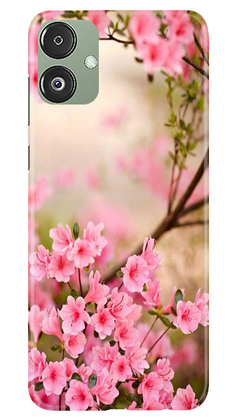 Pink flowers Mobile Back Case for Samsung Galaxy F14 5G (Design - 69) Pink flowers Case for Samsung Galaxy F14 5G