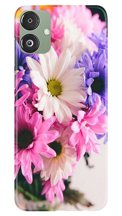 Coloful Daisy Mobile Back Case for Samsung Galaxy F14 5G (Design - 73) Coloful Daisy Case for Samsung Galaxy F14 5G