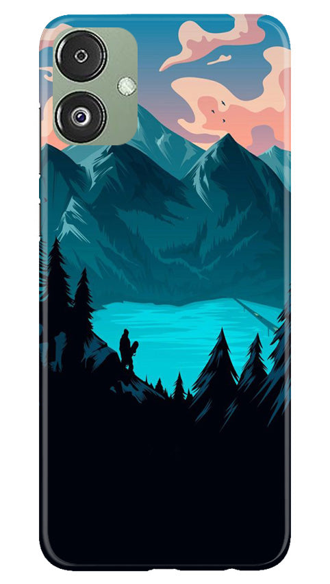 Mountains Mobile Back Case for Samsung Galaxy F14 5G (Design - 155) Mountains Case for Samsung Galaxy F14 5G (Design - 155)