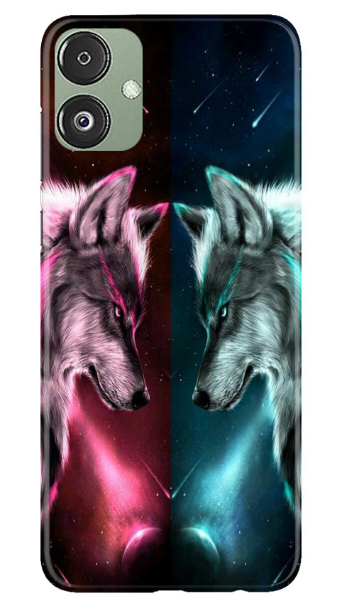 Wolf fight Mobile Back Case for Samsung Galaxy F14 5G (Design - 190) Wolf fight Case for Samsung Galaxy F14 5G (Design No. 190)