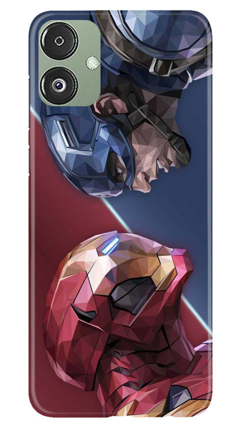 Ironman Captain America Mobile Back Case for Samsung Galaxy F14 5G (Design - 214) Ironman Captain America Case for Samsung Galaxy F14 5G (Design No. 214)
