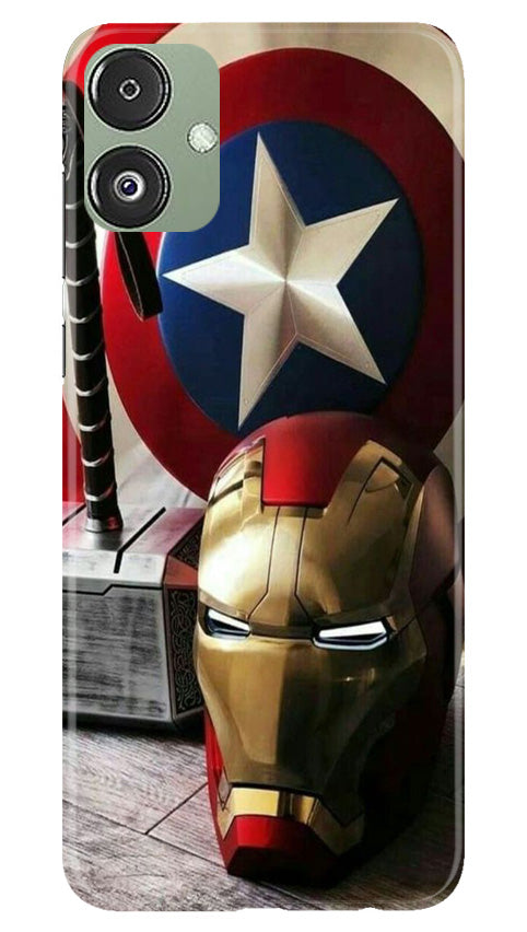 Ironman Captain America Mobile Back Case for Samsung Galaxy F14 5G (Design - 223) Ironman Captain America Case for Samsung Galaxy F14 5G (Design No. 223)