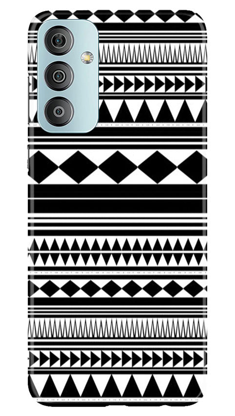 Black white Pattern Mobile Back Case for Samsung Galaxy F23 5G (Design - 5) Black white Pattern Case for Samsung Galaxy F23 5G