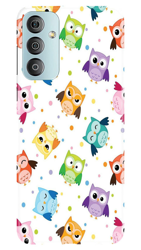 Owl Baground Pattern shore Mobile Back Case for Samsung Galaxy F23 5G (Design - 13) Owl Baground Pattern shore Case for Samsung Galaxy F23 5G