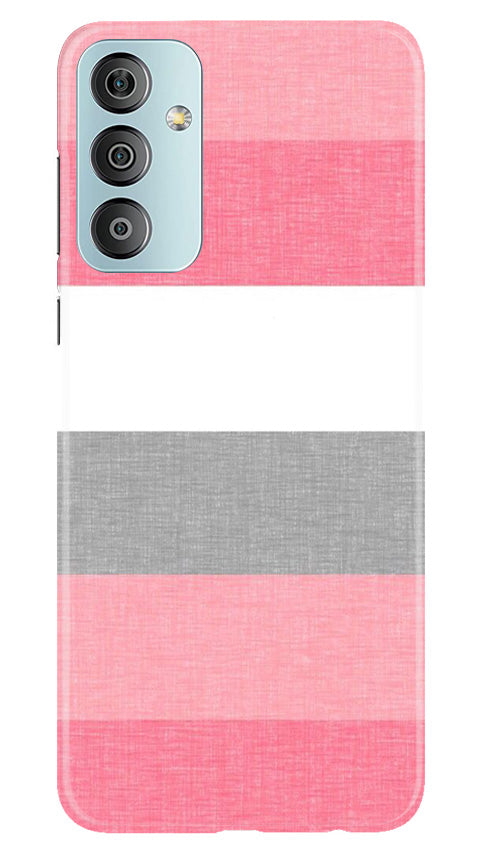 Pink white pattern Mobile Back Case for Samsung Galaxy F23 5G (Design - 55) Pink white pattern Case for Samsung Galaxy F23 5G