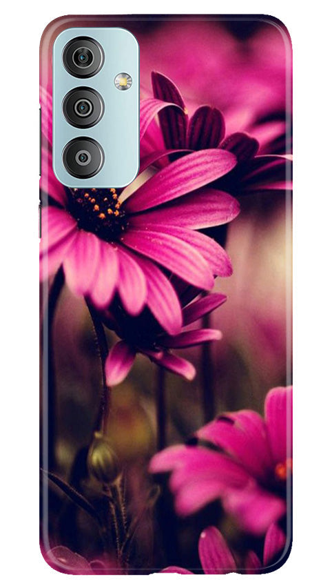 Purple Daisy Mobile Back Case for Samsung Galaxy F23 5G (Design - 65) Purple Daisy Case for Samsung Galaxy F23 5G