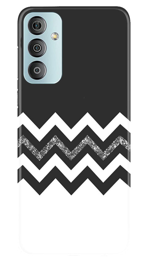 Black white Pattern2Mobile Back Case for Samsung Galaxy F23 5G (Design - 83) Black white Pattern2Case for Samsung Galaxy F23 5G