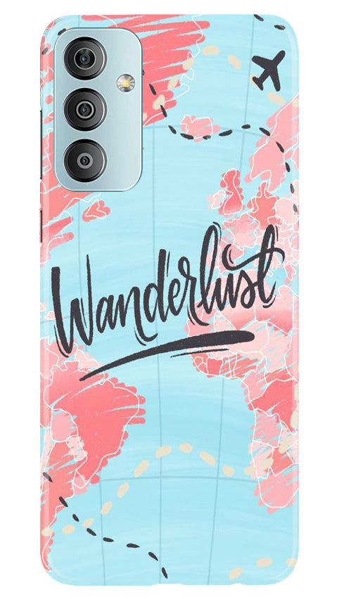 Wonderlust Travel Mobile Back Case for Samsung Galaxy F23 5G (Design - 192) Wonderlust Travel Case for Samsung Galaxy F23 5G (Design No. 192)