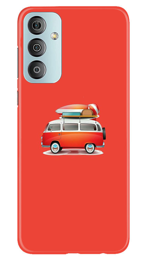 Travel Bus Mobile Back Case for Samsung Galaxy F23 5G (Design - 227) Travel Bus Case for Samsung Galaxy F23 5G (Design No. 227)