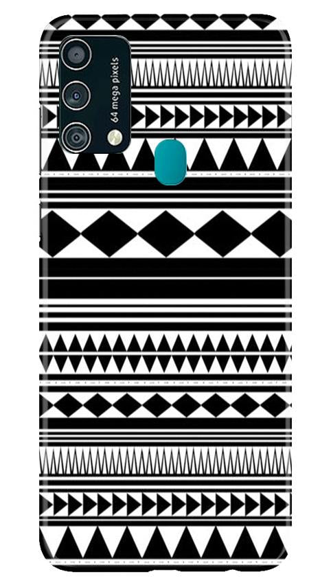 Black white Pattern Mobile Back Case for Samsung Galaxy F41 (Design - 5) Black white Pattern Case for Samsung Galaxy F41