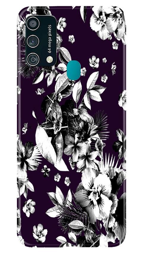 white flowers Mobile Back Case for Samsung Galaxy F41 (Design - 7) white flowers Case for Samsung Galaxy F41