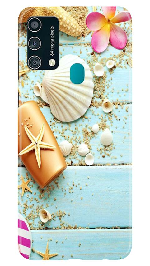 Sea Shells Mobile Back Case for Samsung Galaxy F41 (Design - 63) Sea Shells Case for Samsung Galaxy F41