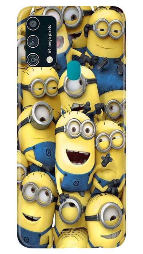 Minions Mobile Back Case for Samsung Galaxy F41 (Design - 127) Minions Case for Samsung Galaxy F41 (Design - 127)