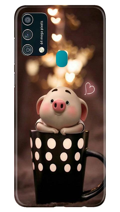 Cute Bunny Mobile Back Case for Samsung Galaxy F41 (Design - 213) Cute Bunny Case for Samsung Galaxy F41 (Design No. 213)
