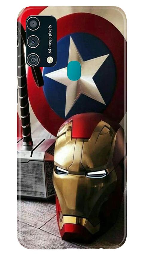 Ironman Captain America Mobile Back Case for Samsung Galaxy F41 (Design - 254) Ironman Captain America Case for Samsung Galaxy F41 (Design No. 254)