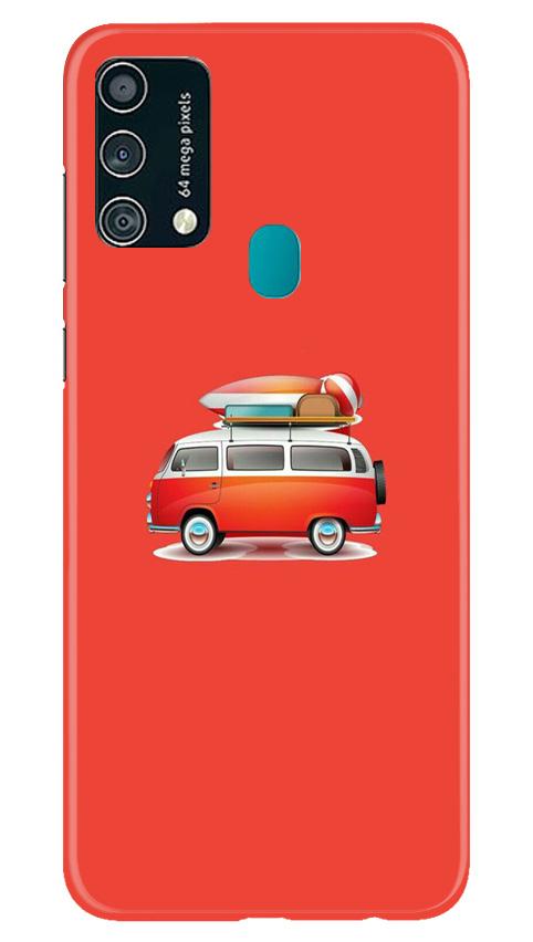 Travel Bus Mobile Back Case for Samsung Galaxy F41 (Design - 258) Travel Bus Case for Samsung Galaxy F41 (Design No. 258)